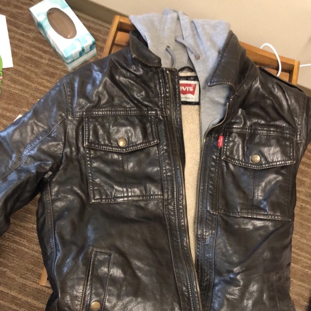 Levi faux leather jacket